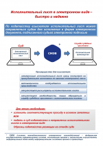 ИСПОЛНИТЕЛЬНЫЙ ЛИСТ В ФОРМЕ ЭЛЕКТРОННОГО ДОКУМЕНТА